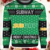 Subway Fast Food Ugly Christmas Sweater Unique revetee 1