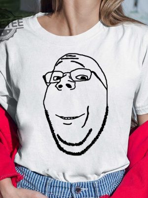 Smiling Wholesome Wojak Soyjak Shirt Smiling Wholesome Wojak Soyjak Hoodie Smiling Wholesome Wojak Soyjak Sweatshirt Unique revetee 4