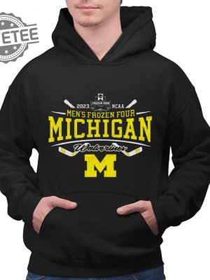 Mens Frozen Four Michigan Wolverines M Shirt Mens Frozen Four Michigan Wolverines M Hoodie Sweatshirt Unique revetee 2