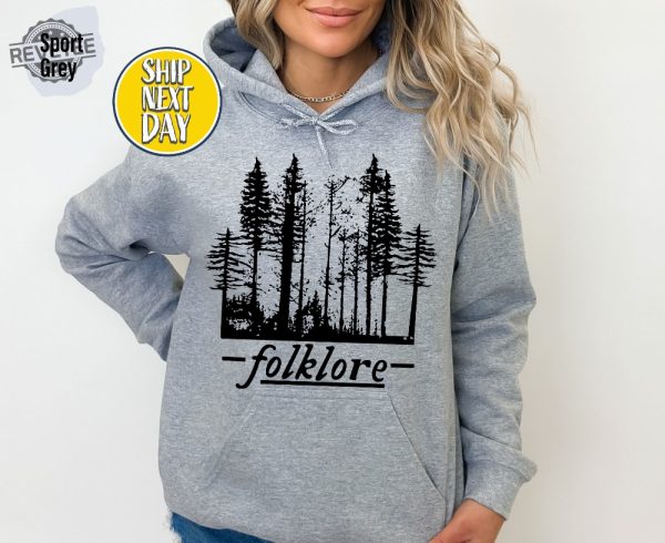 Folklore Sweatshirt Folklore Sweater Folklore Hoodie Folklore Shirt Folklore Sweat Women Clothing Women Outfit Gift For Her Unique revetee 1