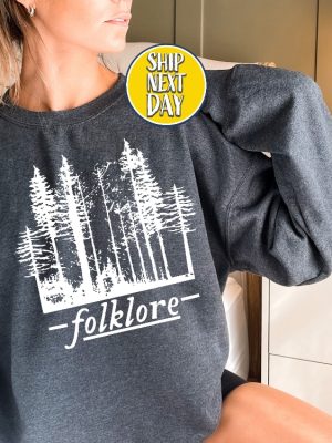 Folklore Sweatshirt Folklore Sweater Folklore Hoodie Folklore Shirt Folklore Sweat Women Clothing Women Outfit Gift For Her Unique revetee 2