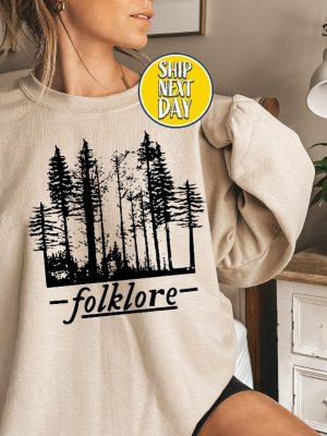 Folklore Sweatshirt Folklore Sweater Folklore Hoodie Folklore Shirt Folklore Sweat Women Clothing Women Outfit Gift For Her Unique revetee 3