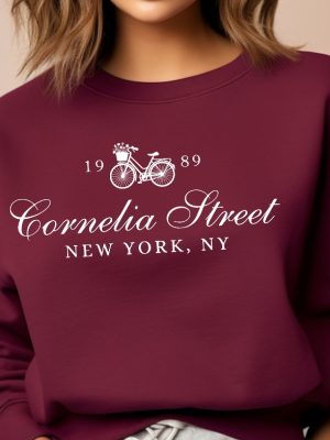 Cornelia Street Sweatshirt New York Sweatshirt Bike Floral Sweatshirt Album Sweatshirt Unique revetee 2