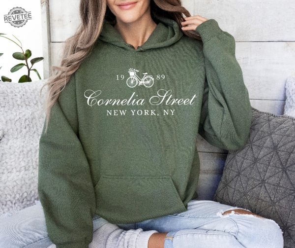 Cornelia Street Sweatshirt New York Sweatshirt Bike Floral Sweatshirt Album Sweatshirt Unique revetee 4