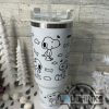 snoopy tumbler 40 oz snoopy the peanuts cute cartoon movie stainless steel stanley cup 40oz dog lovers gift inspired by gong cha snoopy tumblers laughinks 1