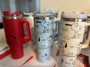 snoopy tumbler 40 oz snoopy the peanuts cute cartoon movie stainless steel stanley cup 40oz dog lovers gift inspired by gong cha snoopy tumblers laughinks 6