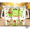 grinch 40 oz tumbler grinch my day im booked 40oz stanley dupe cup merry grinchmas stainless steel travel mug with handle christmas gift laughinks 1
