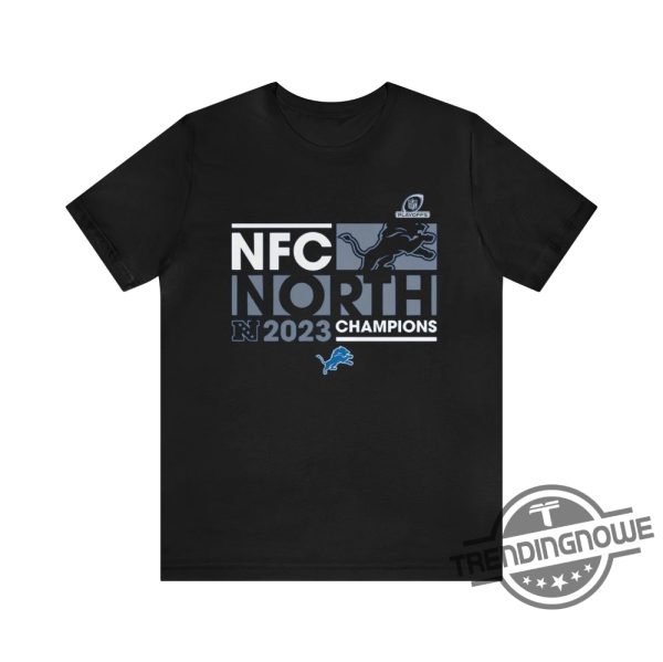 Detroit Lions 2023 Nfc North Division Champions Shirt Detroit Lions Nfc North Champions Shirt trendingnowe 1
