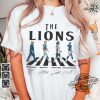 Lions Walking Abbey Road Signatures Football Shirt Detroit Lions Nfc North Champions Shirt trendingnowe 1