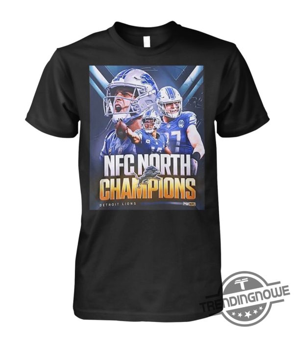 Detroit Lions 2023 Nfc North Division Champions Shirt Detroit Lions Nfc North Champions Shirt trendingnowe 2 1