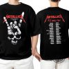 Metallica Tour 2023 Shirt Metallica Band Thrash Metal Tour 2023 2024 Gift Shirt On Birthday Halloween Christmas Anniversary trendingnowe 1