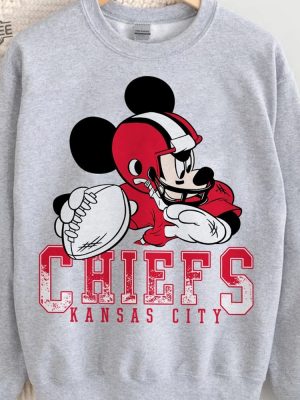 Custom Football Teams Vs Logo Inspired Mickey Mouse Sweatshirt Game Day Football Season Shirt Unique revetee 3