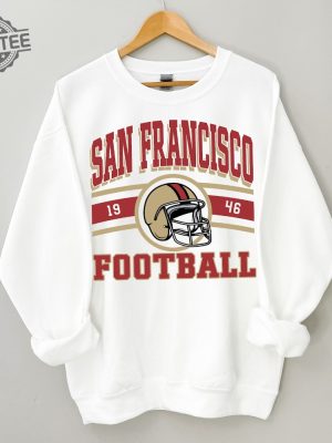 San Francisco Football Sweatshirt Unisex San Francisco Football Sweatshirt Vintage Style San Francisco Football Shirt Sunday Football Unique revetee 2