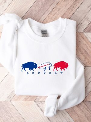 Buffalo Football Sweatshirt Mens Buffalo Sweatshirt Womens Buffalo Sweatshirt Buffalo Football Hoodie Football Fan Sport Sweatshirt Unique revetee 3