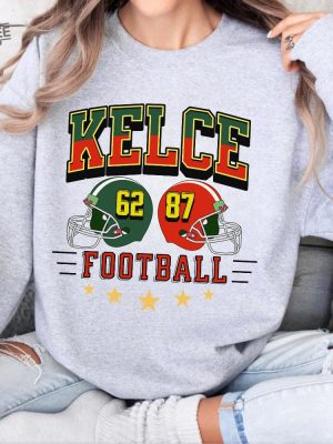 Kelce Vintage Sweatshirt Kelce Brothers Football Shirt American Football Crewneck Game Day Football Fan Gifts Vintage Football Unisex Unique revetee 4