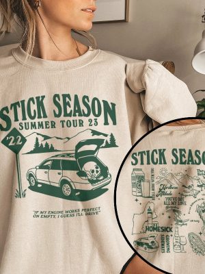 Vintage Stick Season Tour 2023 Sweatshirt Kahan Stick Season Tour 2023 Kahan Folk Pop Music Country Music Shirt Kahan Sweatshirt Unique revetee 5