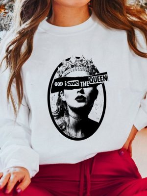 Retro Reputation Sweatshirt God Save The Queen Sweatshirt Taylor Shirt Ts Swiftie Merch Taylors Version Sweatshirt Gift For Swifties Unique revetee 3