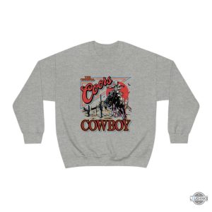 coors hoodie sweatshirt tshirt mens womens kids western coors and cattle shirts the original coors cowboy graphic tee laughinks 4