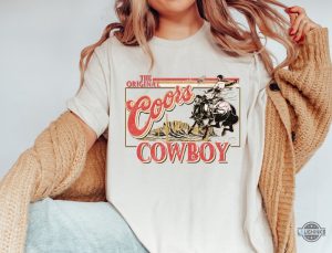 coors banquet rodeo hoodie tshirt sweatshirt coors and cattle shirts mens womens the original coors cowboy tee coors light gift for cow girls laughinks 1