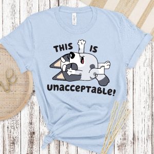 This Is Unacceptable Bluey Shirt Retro Chilli Heeler Shirt Dad Bluey Shirt Chilli Heeler Bluey Family Shirt Bluey Cool Dad Club Shirt Unique revetee 2