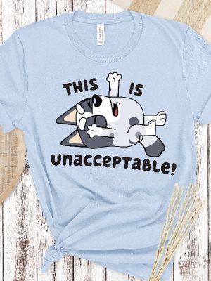 This Is Unacceptable Bluey Shirt Retro Chilli Heeler Shirt Dad Bluey Shirt Chilli Heeler Bluey Family Shirt Bluey Cool Dad Club Shirt Unique revetee 2