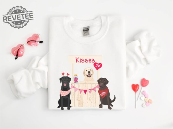 Labrador Retriever Valentines Day Sweatshirt Labrador Retriever Labrador Mom Labrador Retriever Labrador Retriever Gift Labrador Gifts Unique revetee 1