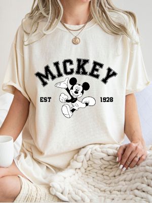 Mickey Mouse Est 1928 T Shirt Mickey And Friends Shirt Disneyworld Shirt Retro Disney Family Matching Trip Shirt Unique revetee 4