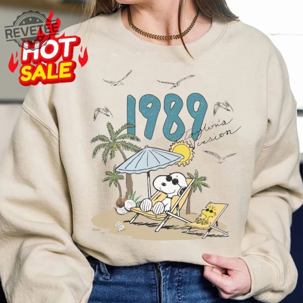 1989 Taylor Version Snoopy Sweatshirt Snoopy Shirt 1989 Taylor Version Snoopy Eras Tour Shirt Snoopy Meme Shirt Eras Tour Shirt Unique revetee 1