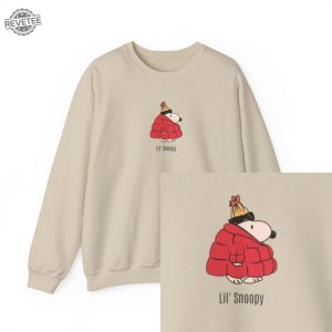 Unisex Lil Snoopy Crewneck Sweatshirt Unique revetee 3