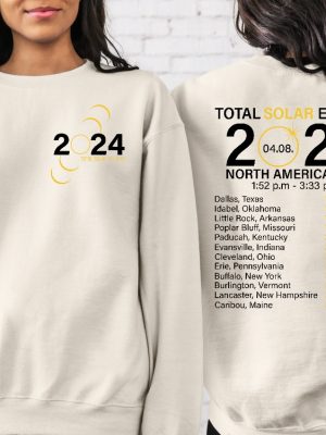 2024 Total Solar Eclipse North America Tour Shirt Astronomy Lover Tshirts Astronomy Gifts Astronomy Shirts Space Shirts Unique revetee 2