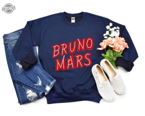 Bruno Mars Tour Shirt Music Concert Memorabilia Pop Music Lover Tee Gift For Bruno Mars Fan Pop Music Fan Unique revetee 2