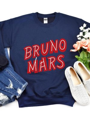 Bruno Mars Tour Shirt Music Concert Memorabilia Pop Music Lover Tee Gift For Bruno Mars Fan Pop Music Fan Unique revetee 2