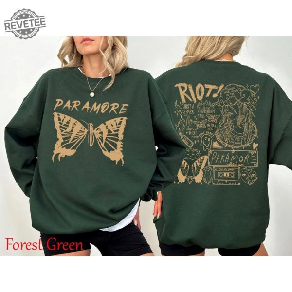 Paramore Doodle Art Sweatshirt Paramore Album Lyrics Merch Hoodie Hayley Shirt Williams Fan Tee Music Tour 2023 Unique revetee 1 1