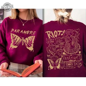 Paramore Doodle Art Sweatshirt Paramore Album Lyrics Merch Hoodie Hayley Shirt Williams Fan Tee Music Tour 2023 Unique revetee 5 1