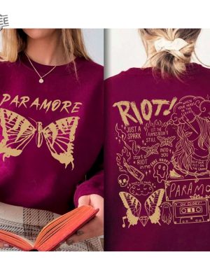 Paramore Doodle Art Sweatshirt Paramore Album Lyrics Merch Hoodie Hayley Shirt Williams Fan Tee Music Tour 2023 Unique revetee 5 1