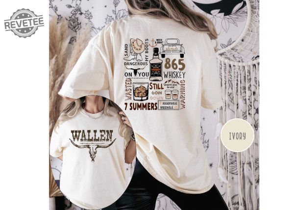 Retro Wallen Western Shirt Wallen Fans Gift Cowboy Vintage Wallen Vintage Wallen Cowboy Shirt Country Music Shirt Cowgirl Tee Unique revetee 1