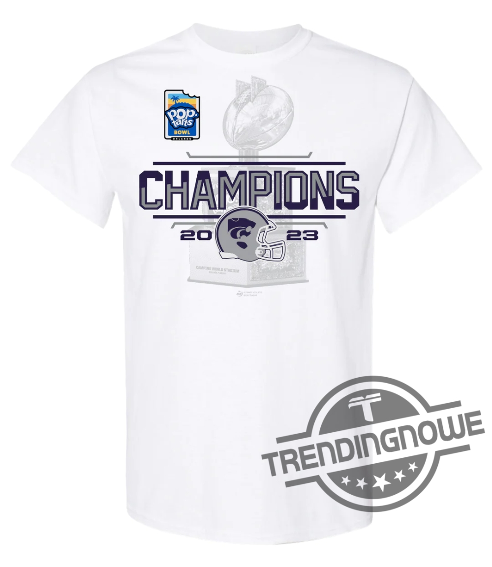 Pop Tarts Bowl Shirt 2023 Pop Tarts Bowl Champions Kansas State Wildcats Score Shirt 2023 Pop Tarts Bowl Champions Shirt