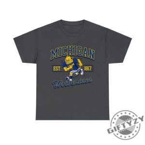 University Of Michigan Wolverines Retro Tshirt Vintage Game Day Tshirt U Of M Football Sweatshirt Trendy Shirt giftyzy 4