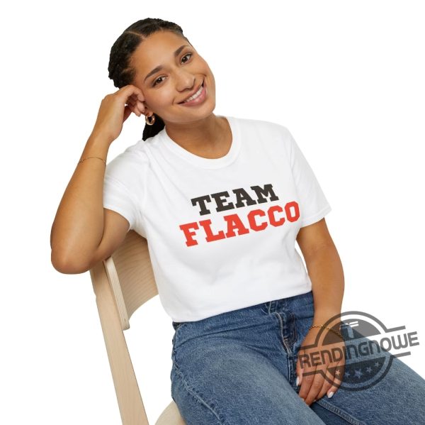 Joe Flacco Shirt Team Flacco T Shirt Joe Flacco Sweatshirt Cleveland Browns Football Sweatshirt trendingnowe 1