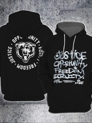 Bear Justice Opportunity Equity Freedom Hoodie T Shirt Sweatshirt revetee 3