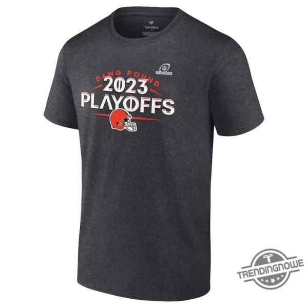 Bosworth Ncaa Shirt Charcoal Cleveland Browns 2023 Nfl Playoffs Shirt trendingnowe 1