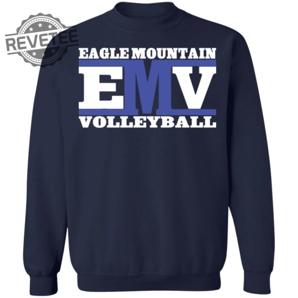 Eagle Mountain Emv Volleyball Shirt Eagle Mountain Utilities T Shirt Hoodie Sweatshirt Unique revetee 5