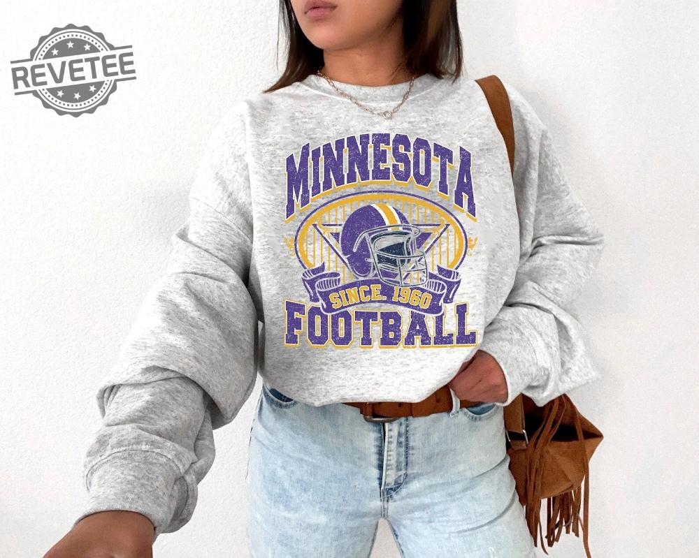 Minnesota Football Sweatshirt Minnesota Football Sweatshirt Vintage Style Minnesota Football Shirt Sunday Football Football Team Shirt Unique