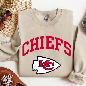 Kansas City Football Sweatshirt Vintage Style Kansas City Football Crewneck Football Sweatshirt Kansas City Sweatshirt Football Fan Gift Unique revetee 3