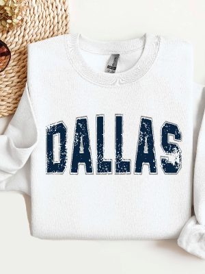 Dallas Football Sweatshirt Dallas Football Shirt Vintage Dallas Football Sweatshirt Dallas Fan Gift Sunday Football Sweater Unique revetee 2