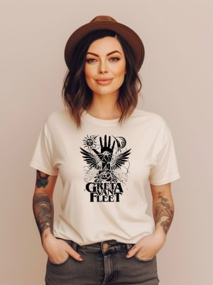 Greta Van Fleet Shirt Floral Retro Greta Van Fleet Greta Van Fleet Shirt Music Concert Shirt Greta Van Fleet Shirt Greta Van Fleet Merch Unique revetee 2