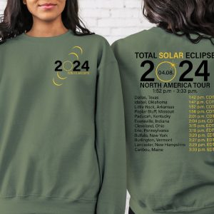 2024 Total Solar Eclipse North America Tour Shirt Astronomy Lover Tshirts Astronomy Gifts Astronomy Shirts Space Shirts Unique revetee 4 1