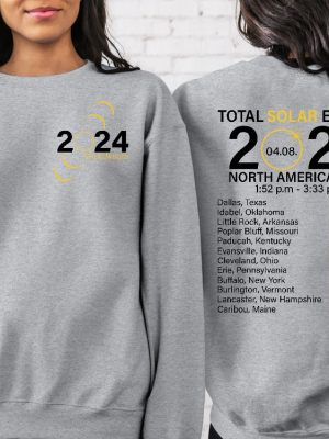 2024 Total Solar Eclipse North America Tour Shirt Astronomy Lover Tshirts Astronomy Gifts Astronomy Shirts Space Shirts Unique revetee 5 1