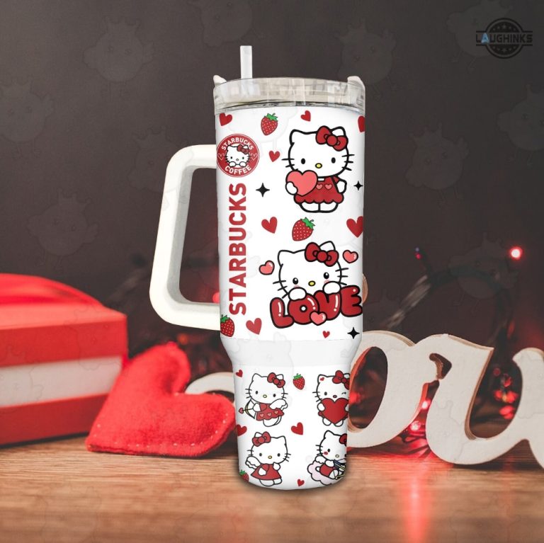 Starbucks Valentines Cups 2024 X Hello Kitty Sanrio 40Oz Stanley