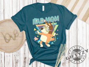 Rad Mom Bluey Shirt Retro Chilli Heeler Tshirt Mom Bluey Hoodie Chilli Heeler Bluey Family Sweatshirt Bluey Cool Mom Club Shirt giftyzy 2